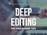 deep edit your english text