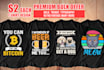 trendy typography, bulk t shirt design for merch, printful