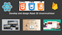 do frontend web development in reactjs and javascript