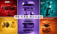 do 3d cad design and 3d product modeling in solidworks