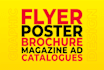 do flyer, poster, brochure design job in 24 hours