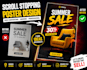 design modern promotional posters for your business