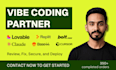 be your vibe coding developer to fix vibe code bugs in web application