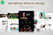 build a mobile responsive wordpress website design for you
