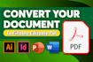 convert your document to fillable editable PDF