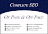 do the website complete on page and off page SEO service