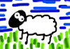 draw a simplistic custom sheep based on your wishes