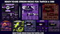 sell a premade stream overlay, animated twitch overlay, kick package redy to use