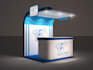 create 3d booth and exhibition kiosks design
