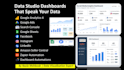create and modify google data studio dashboards or looker studio reports