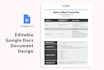 design or convert your google docs, ms word and PDF document