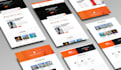 design responsive web psd UI template and PSD to wordpress