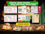 design food menu, restaurant menu and digital menu screen