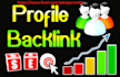 create white hat SEO profile backlinks to boost traffic