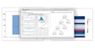 do statistical data analysis using minitab and spss software