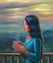 do oil painting on canvas
