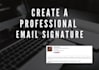 design HTML email signature for your email