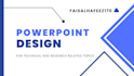 make technical and research relevant powerpoint presentation
