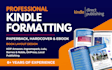 do book formatting, kindle ebook formatting and book layout design