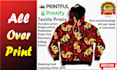 design all over print for printful, printify and shopify products