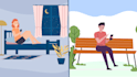 create 2d motion graphics video