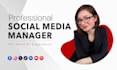 be your social media marketing manager and content creator