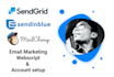 setup any email marketing account and make automation