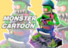 draw a monster cartoon art