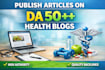 do guest post on health blog
