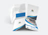 do modern presentation folder, envelope and letterhead