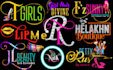 design feminine hair,eyelashes,nail,lash extension,lip,boutique logo