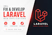 develop and fix your php laravel website and application