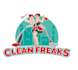 create a beautiful fun cleaning company logo