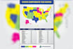 create a stunning infographic map design