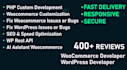 fix wordpress issues and woocommerce customization 24 hours
