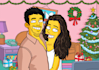 draw your yellow characters on christmas theme