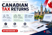 prepare and file your canadian personal t1 and corporate t2 tax return
