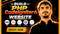build PHP codeigniter website as full stack developer