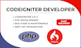 create web app in php codeigniter