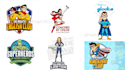 create awesome superhero mascot character and superhero mascot logo