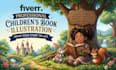 do children story book illustration kids ai story book