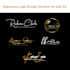 create unique signature logo with source file