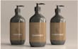 do body wash, shampoo, oil packaging and bottle label design