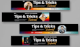 create youtube banner or channel art