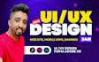 design clean web ui design app UI, website, and landing page