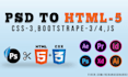 convert xd,sketch,ai and psd to html responsive