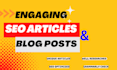 be your SEO content writer and blog writer