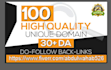 build the best 100 high quality high mix bakclinks