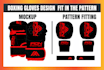 your gloves are beautiful in design and  fit in the pattern