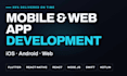 develop mobile app with backend for android ios and web